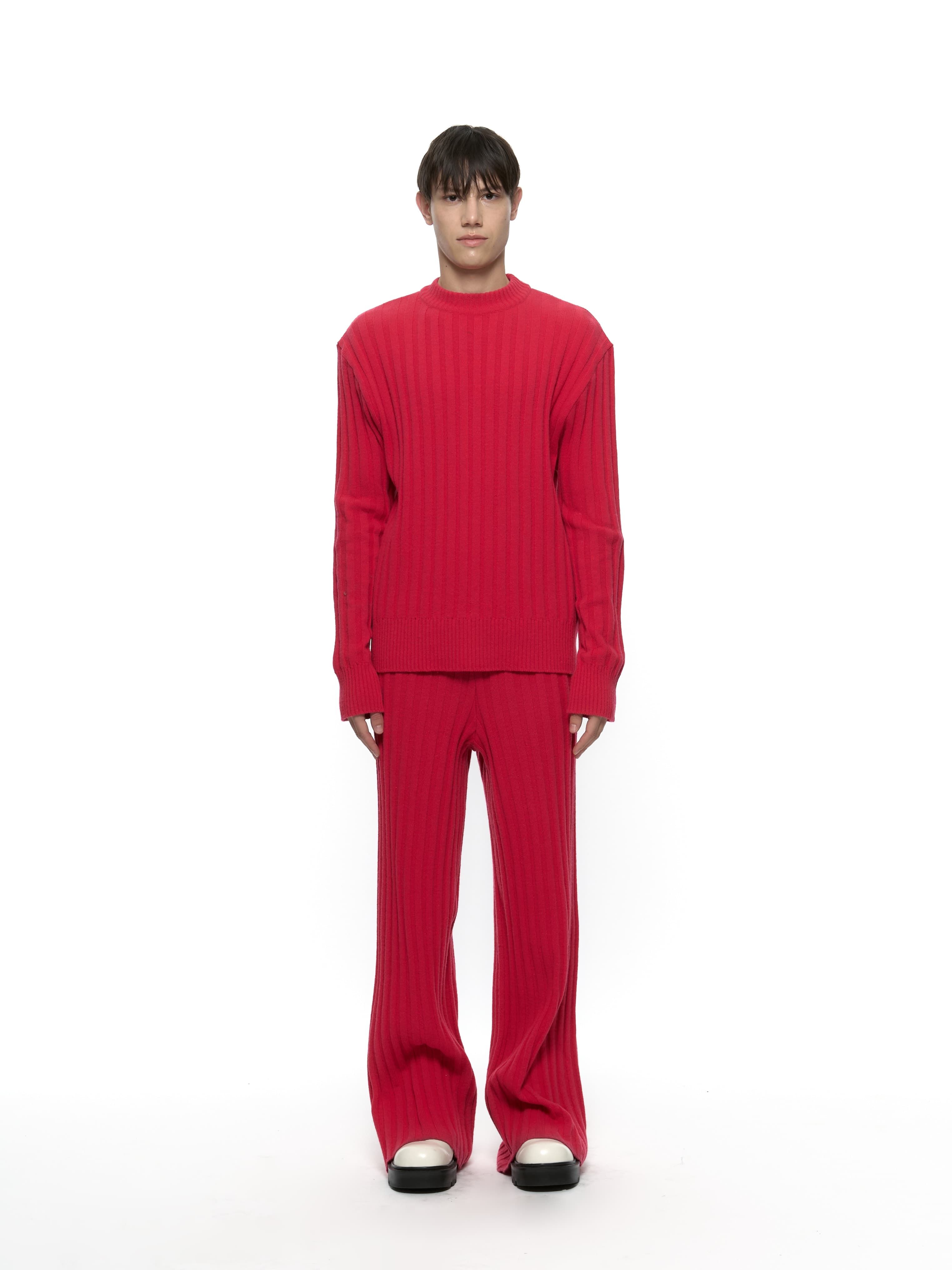 Merino Wool Sweater (Hot Pink) — vue 7