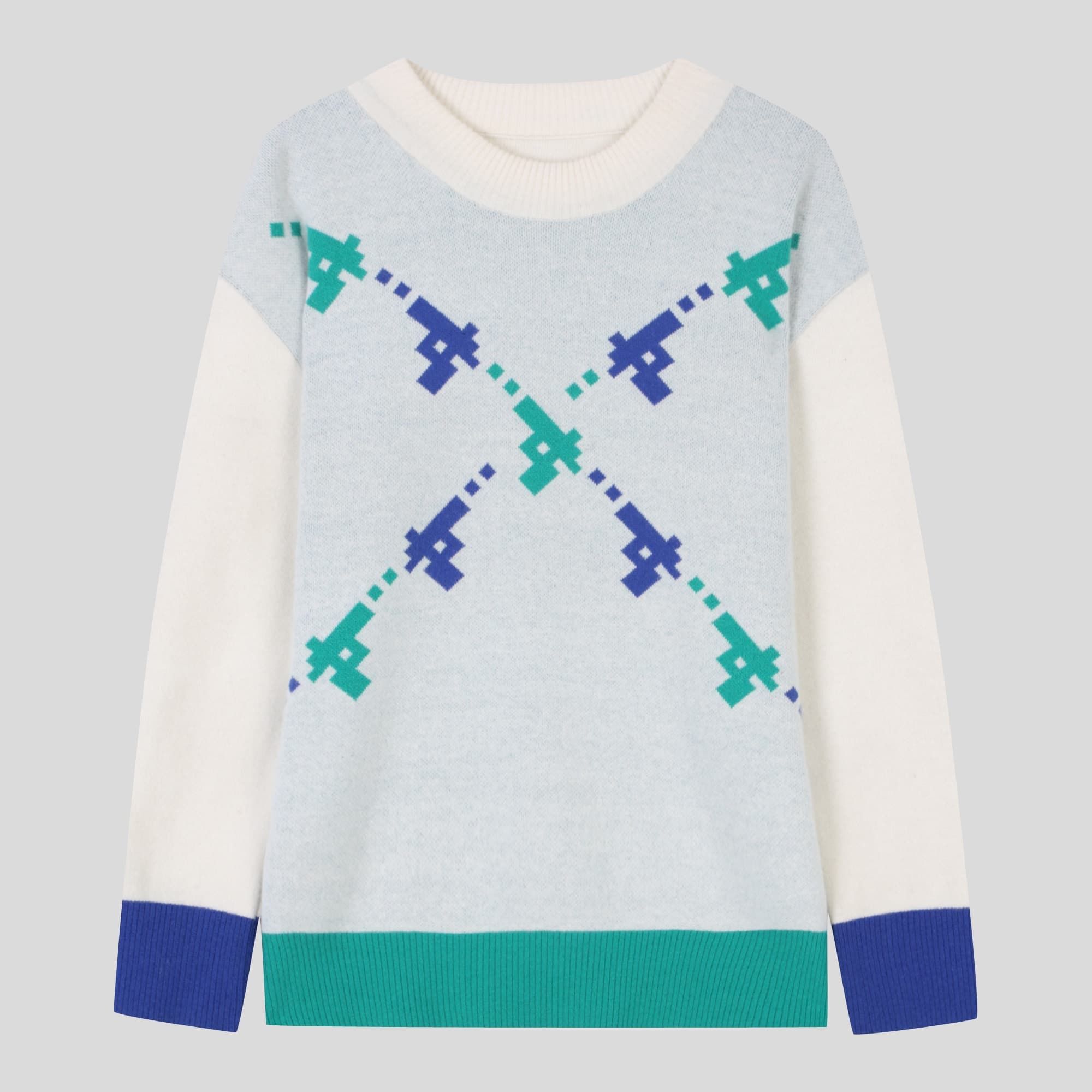Gun Knit Sweater (Ivory) — vue 1