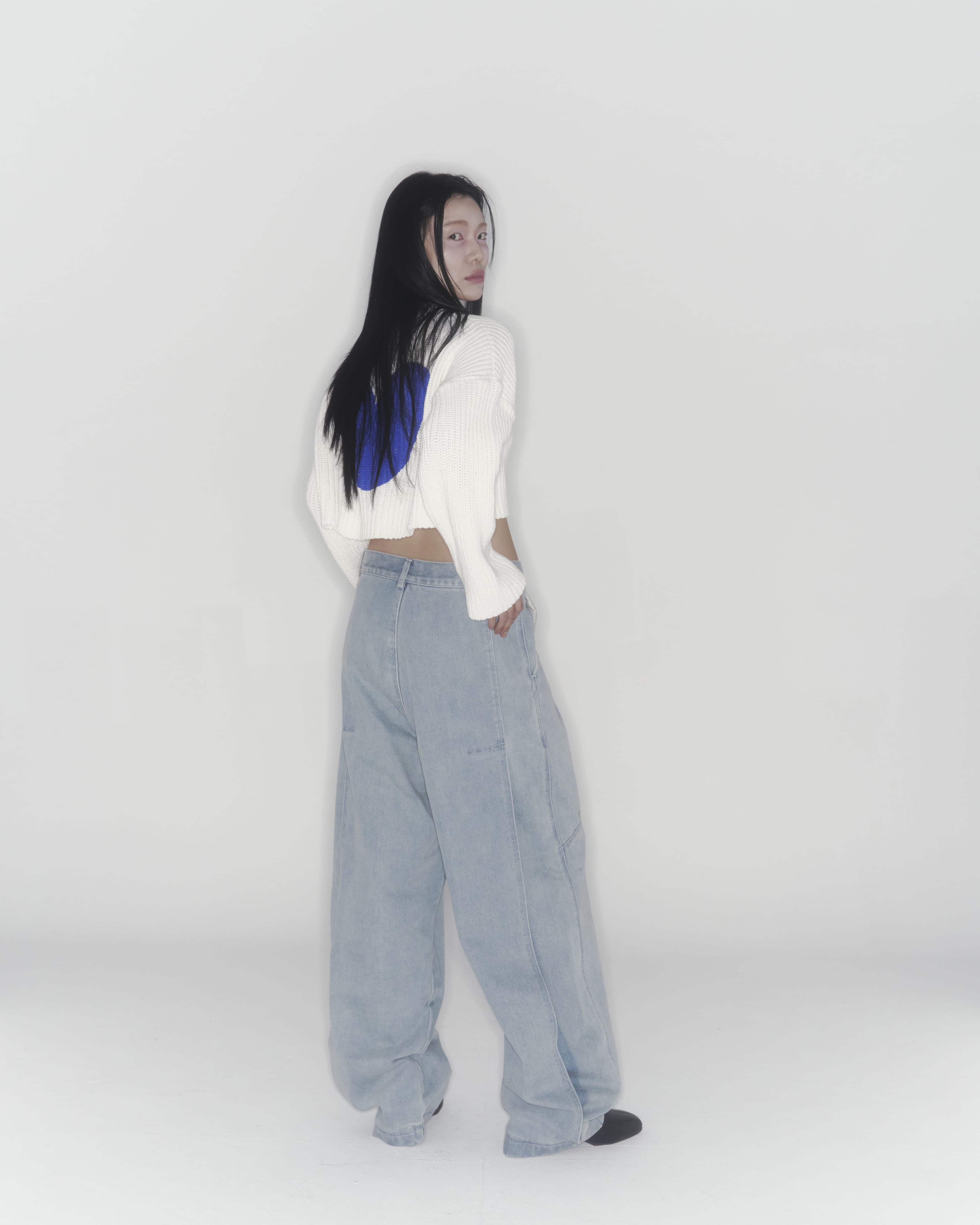 Washing Wings Denim Pants — vue 12