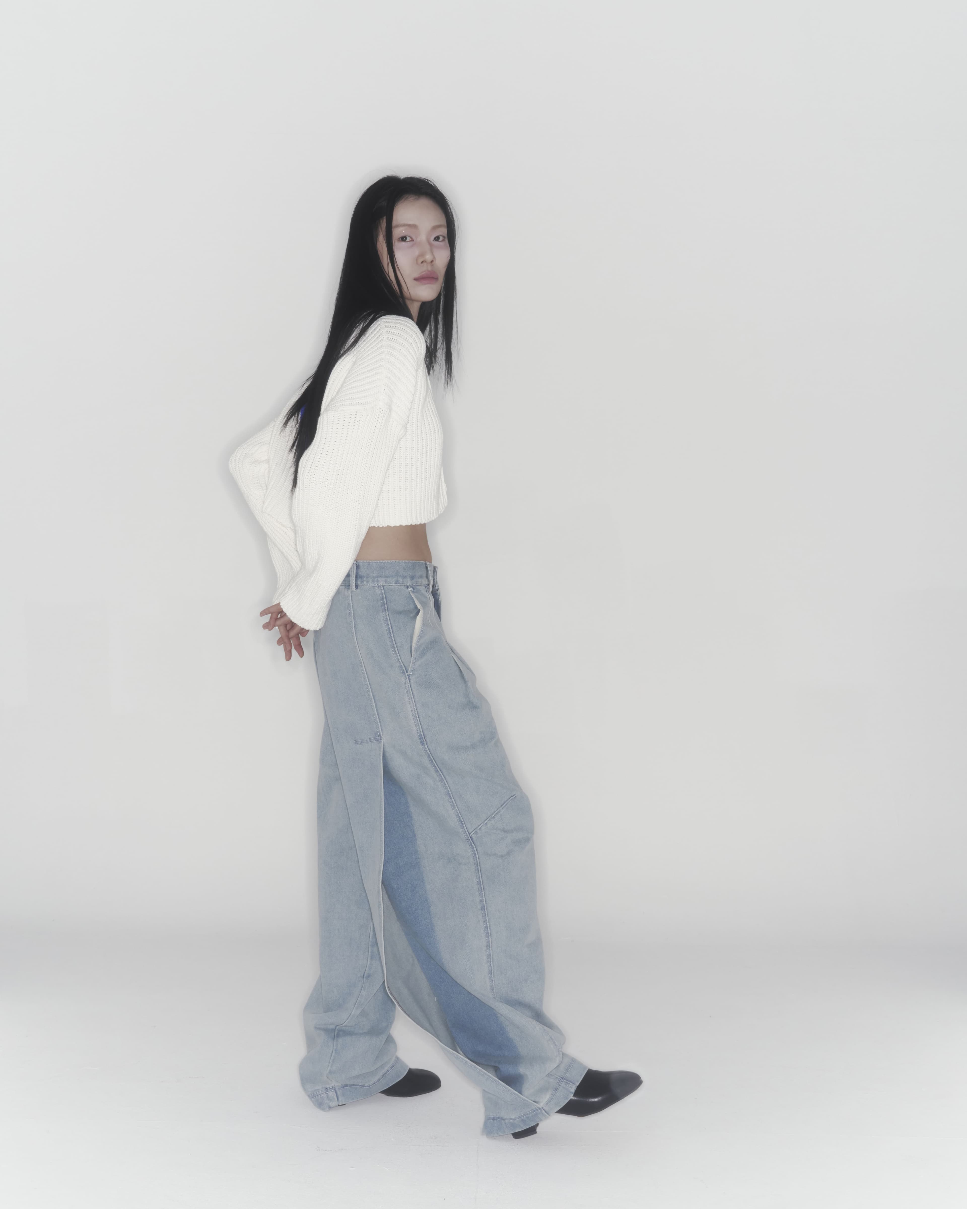 Washing Wings Denim Pants — vue 13