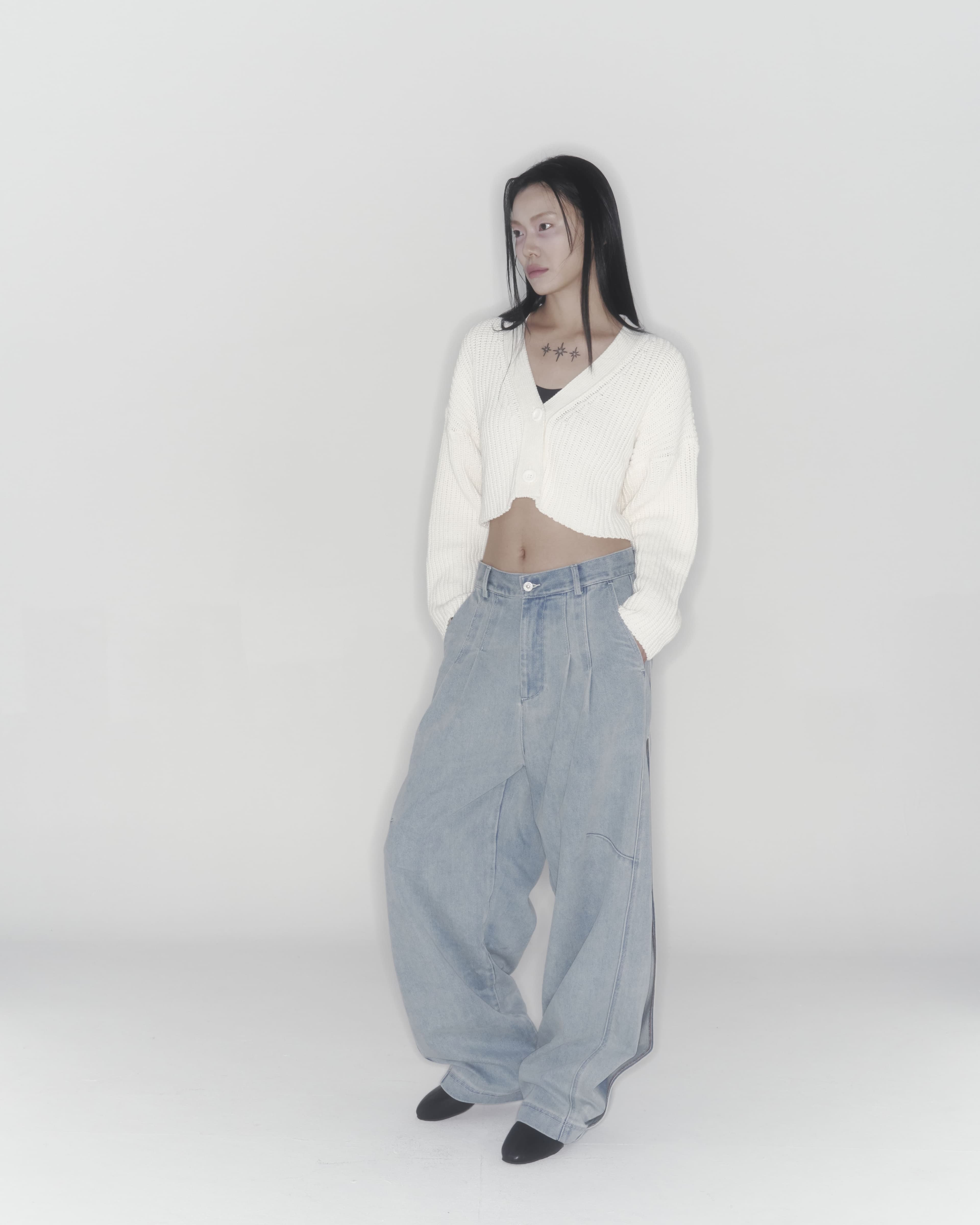 Washing Wings Denim Pants — vue 9