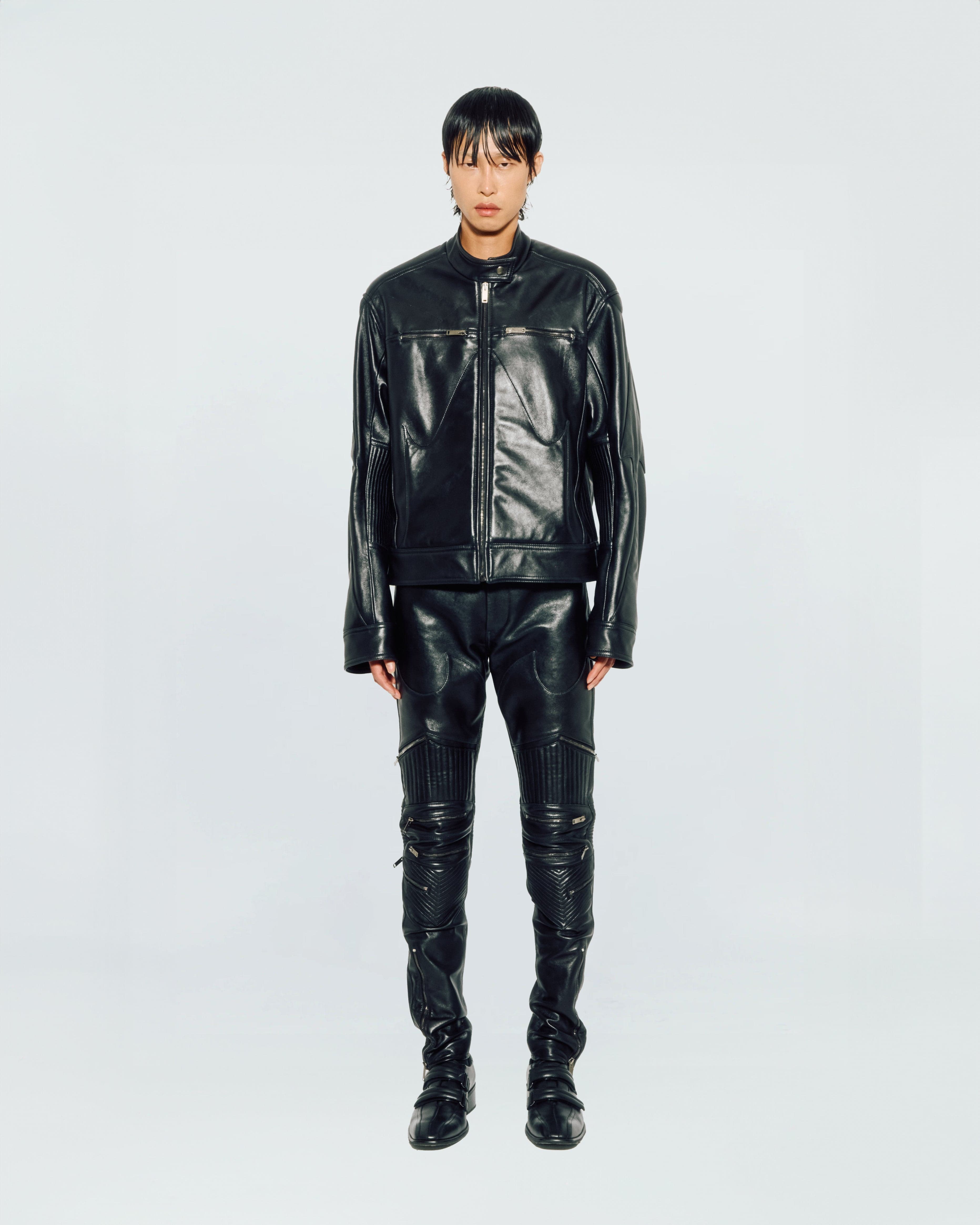 Biker Leather Jacket — vue 3