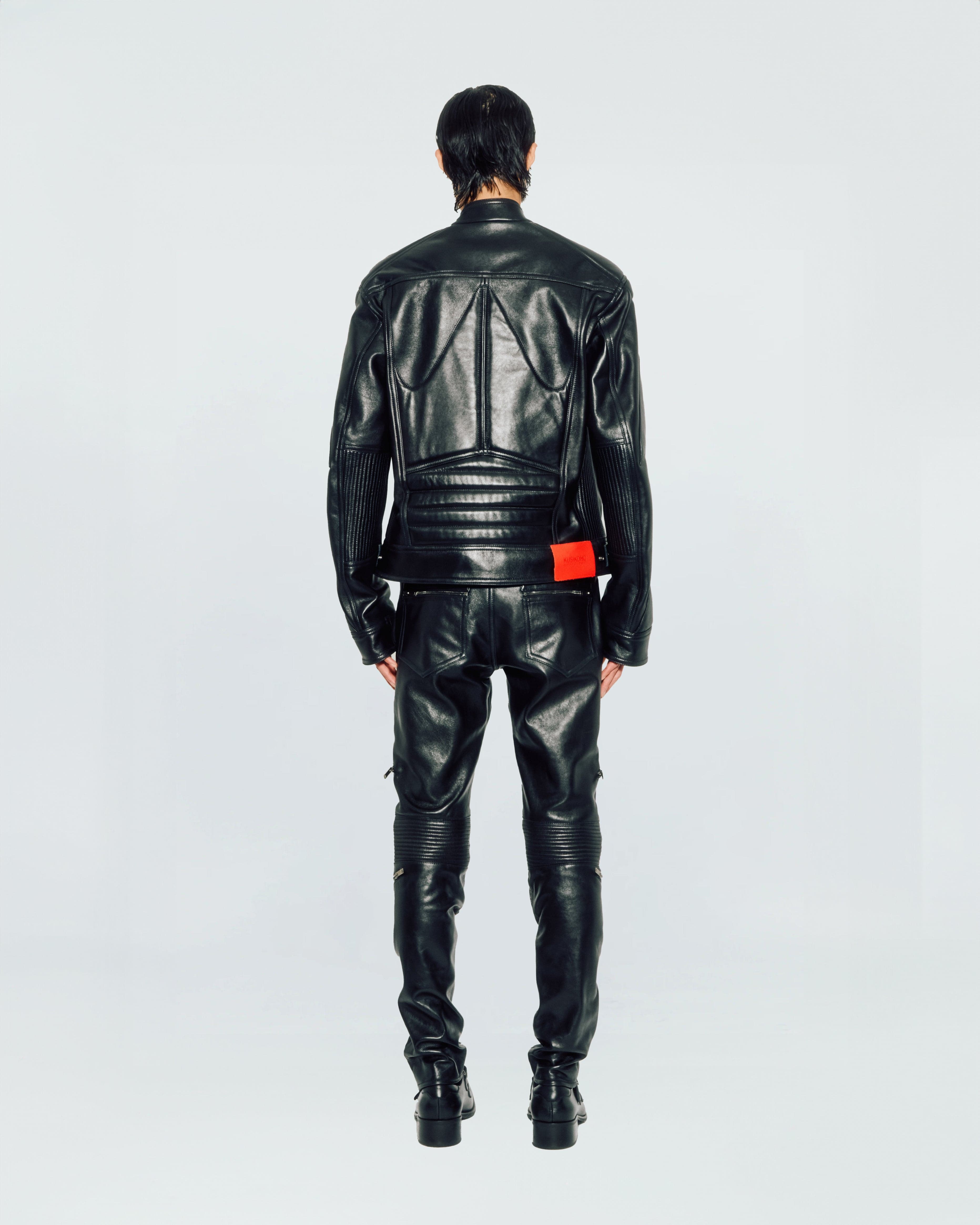 Biker Leather Jacket — vue 5