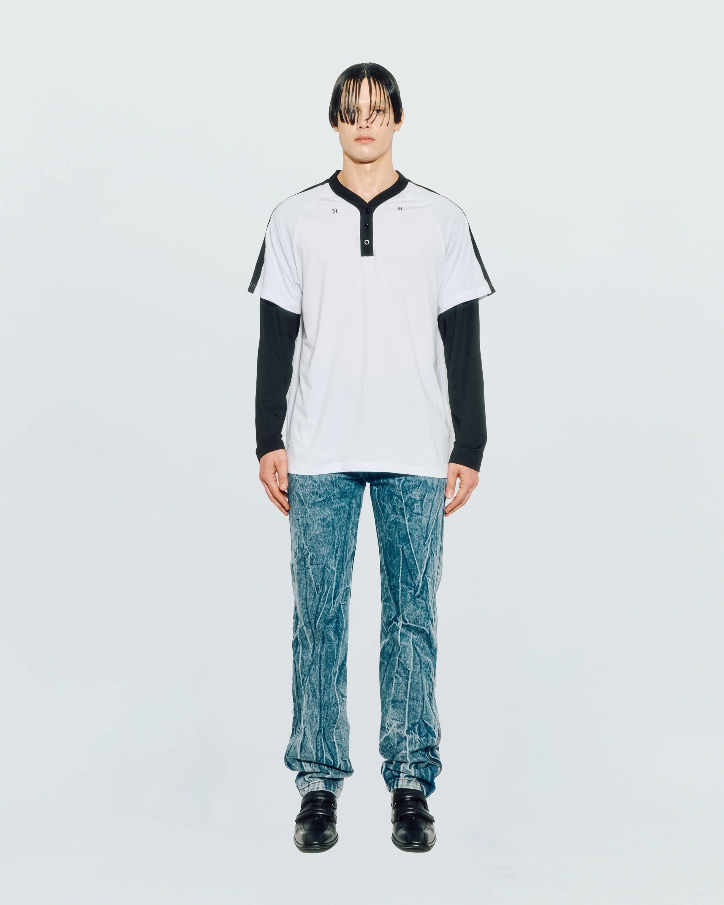 Baseball Long Sleeve Polo — vue 3