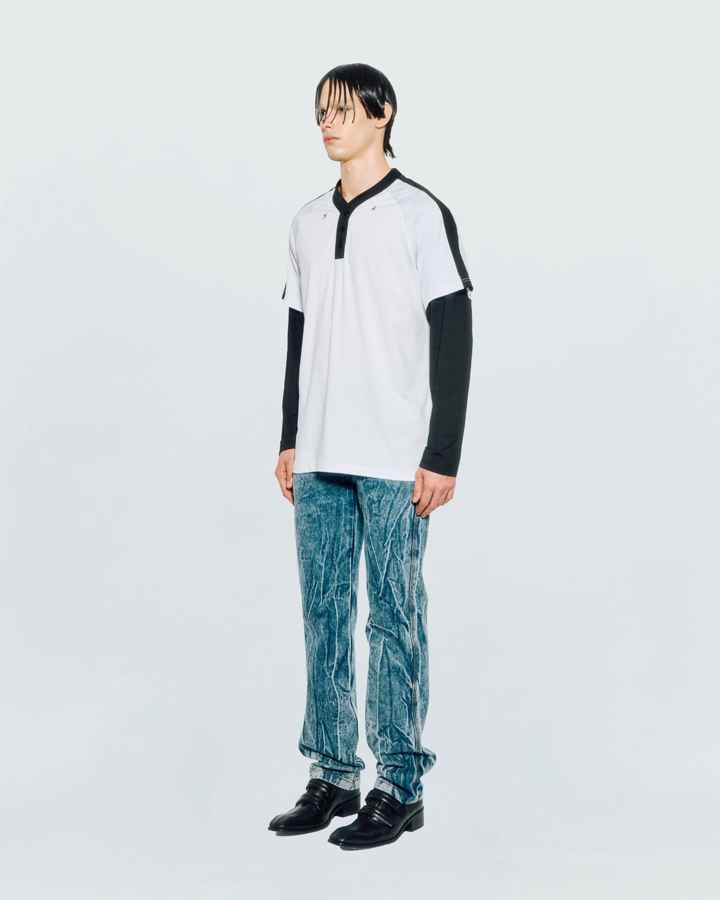Baseball Long Sleeve Polo — vue 4