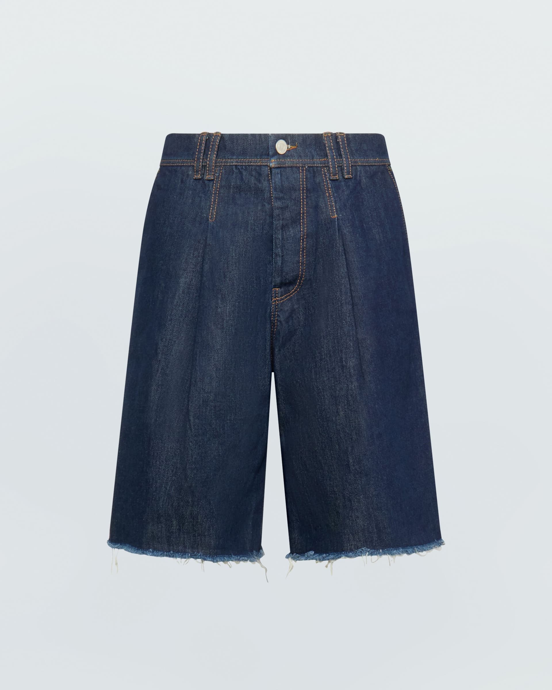 Dart Denim Shorts