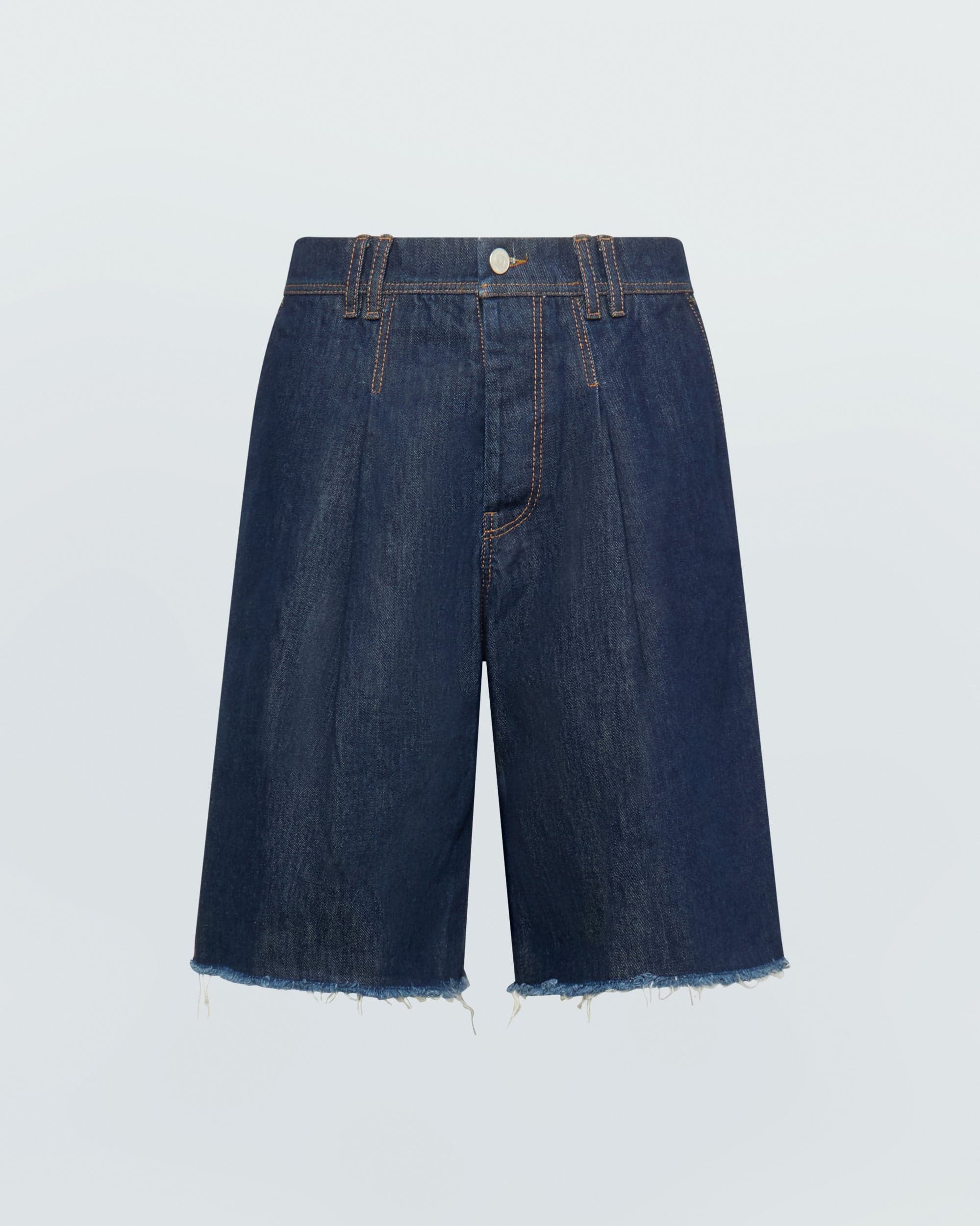 Dart Denim Shorts
