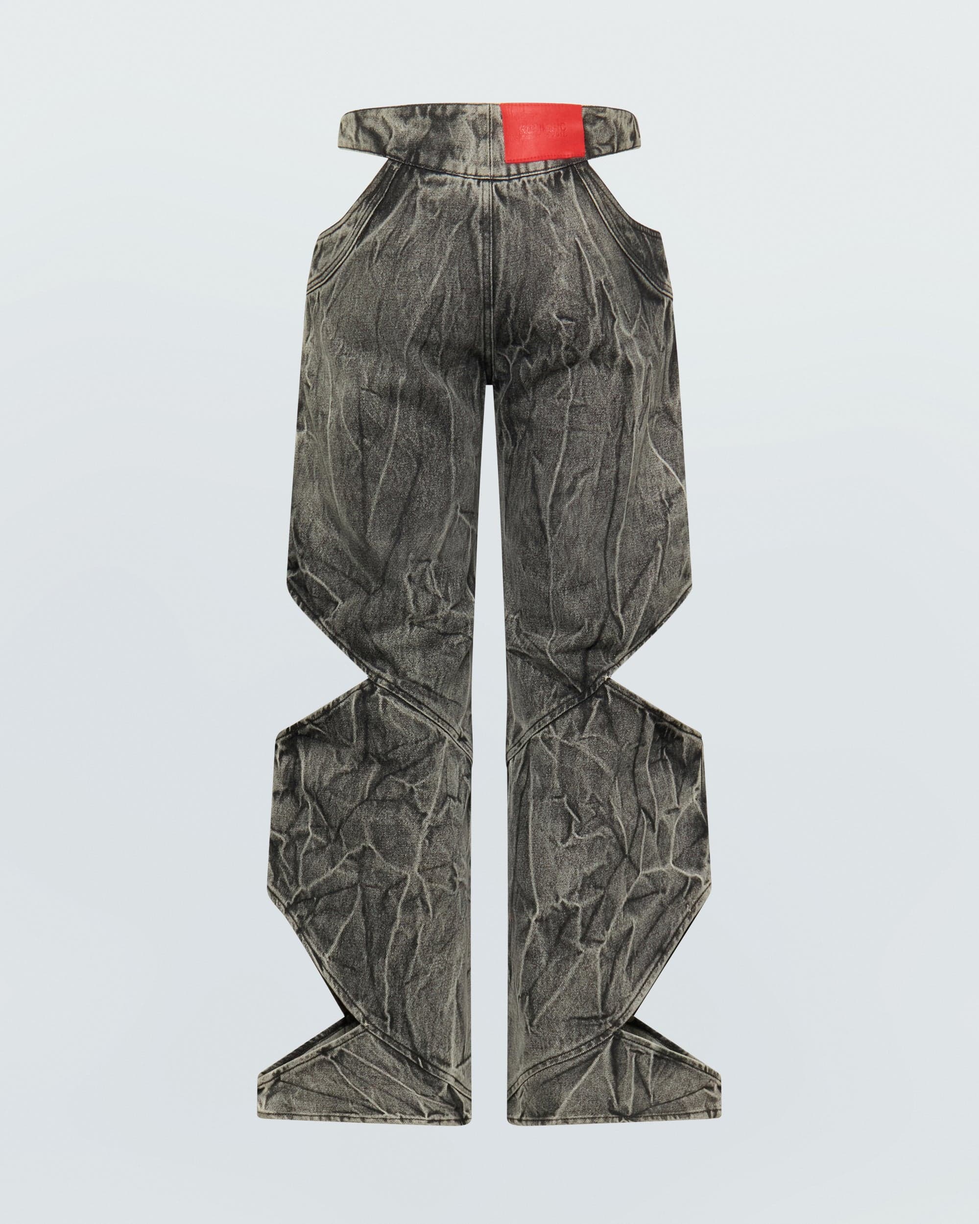 Cut-Out Denim Pants — vue 2