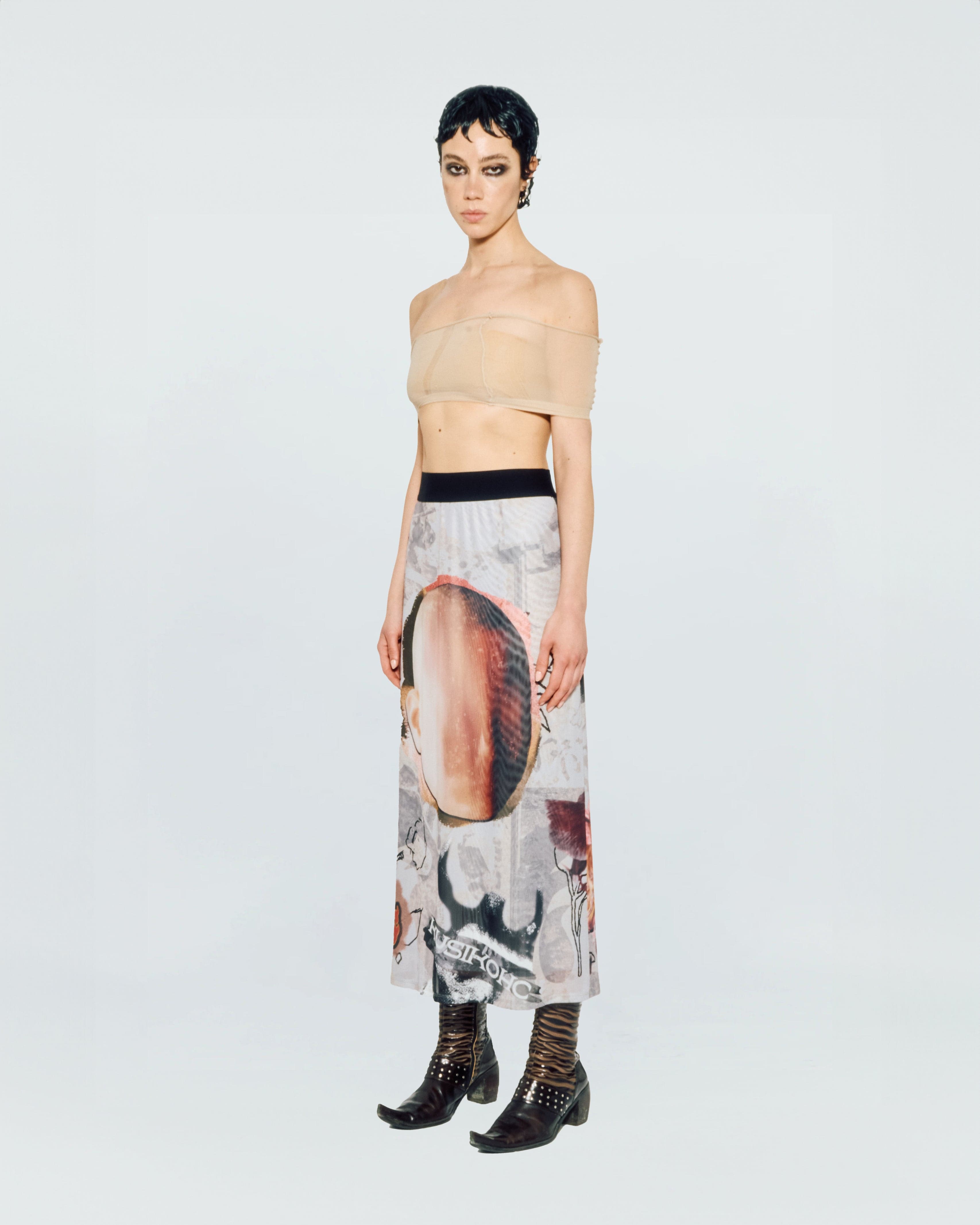 Mesh Long Skirt — vue 4