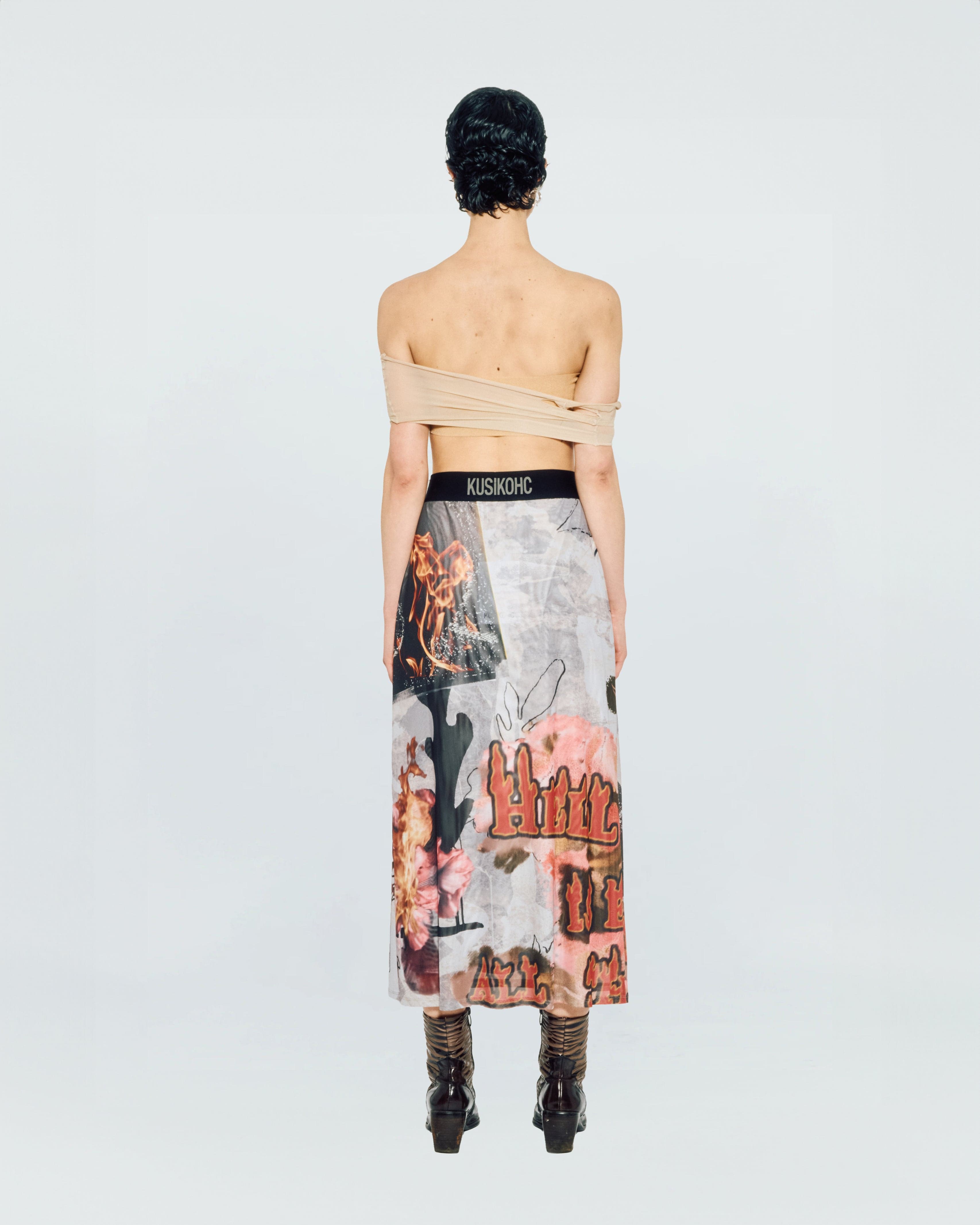 Mesh Long Skirt — vue 5