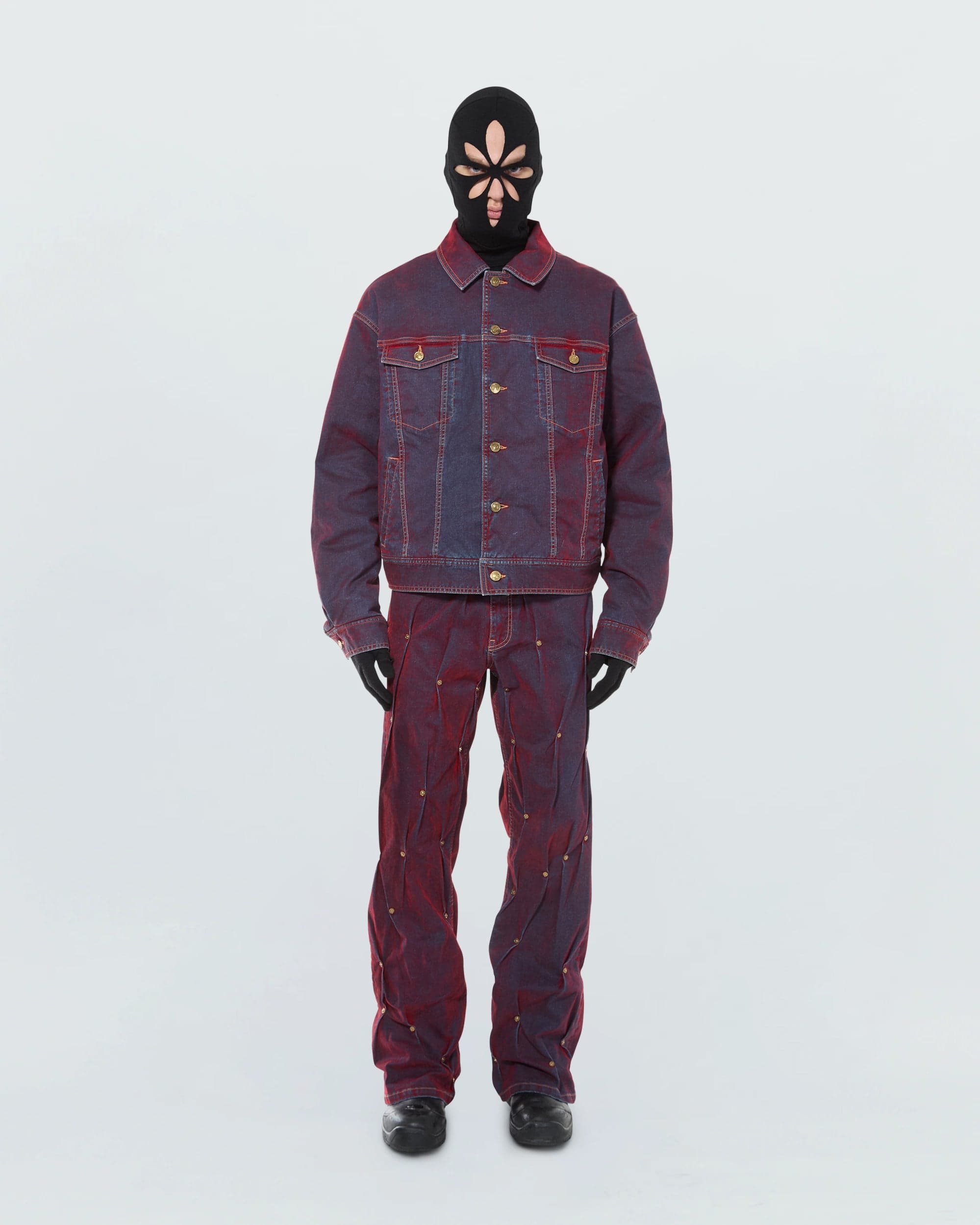 Padded Denim Jacket — vue 3