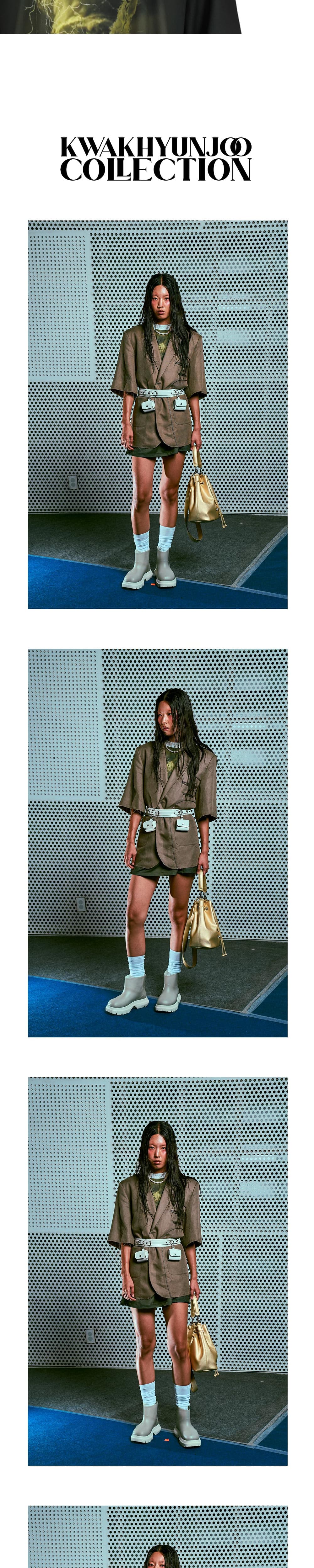 26SS Green Tonardo Thunder Printing T-Shirt — vue 5