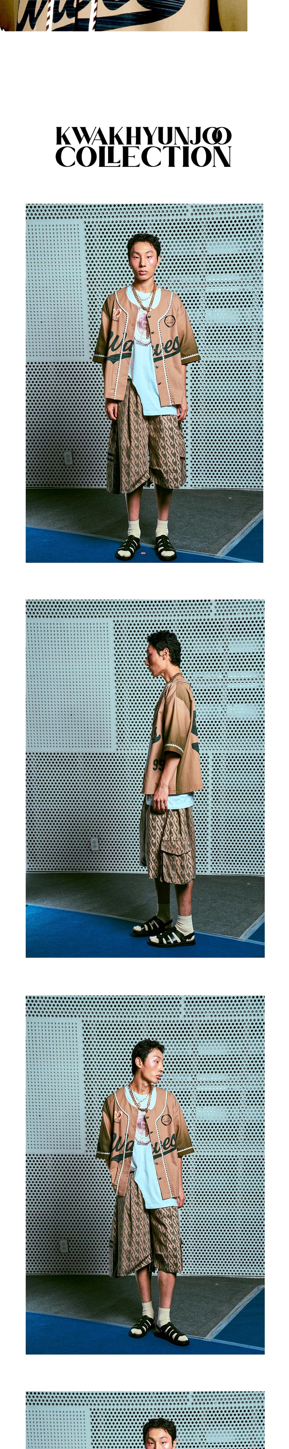 26SS Brown Wave 99 Printing Half Sleeve Jacket — vue 5