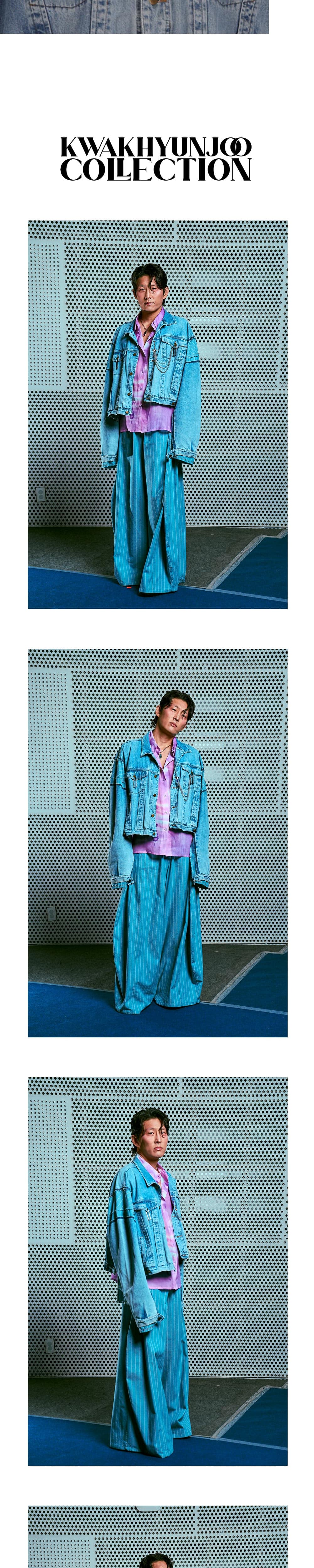 26SS Blue Recycle Denim Jacket — vue 5