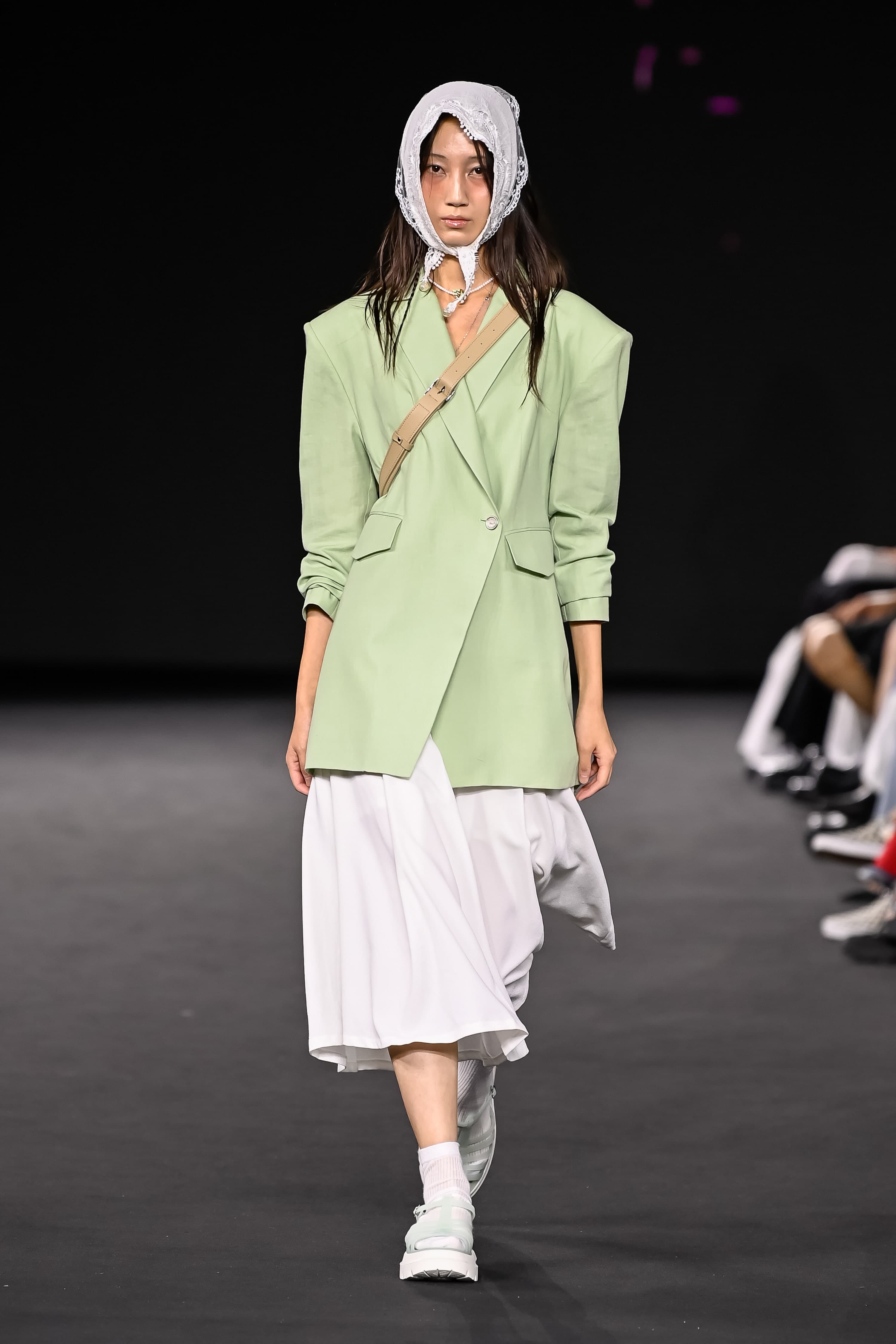 26SS Pastel Green One Buton Jacket