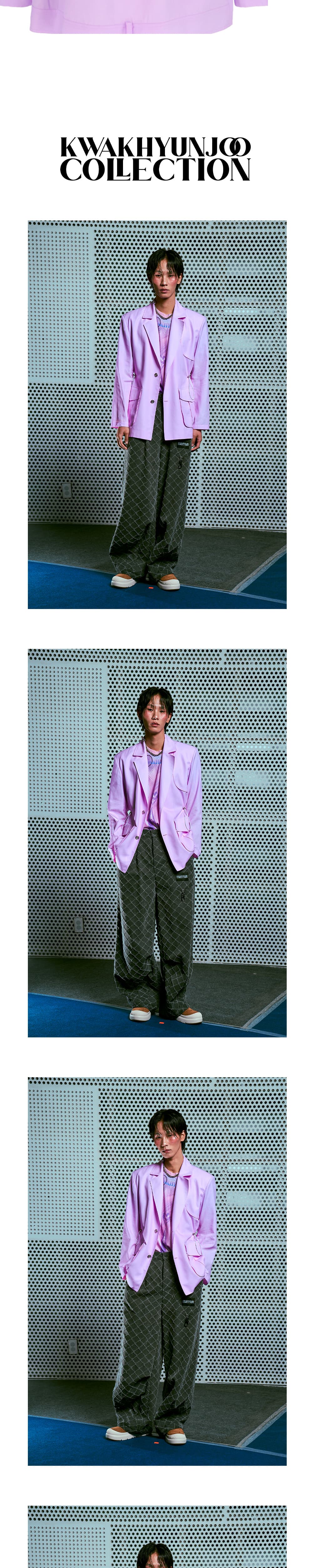26SS Light Purple Shirring Blazer — vue 5