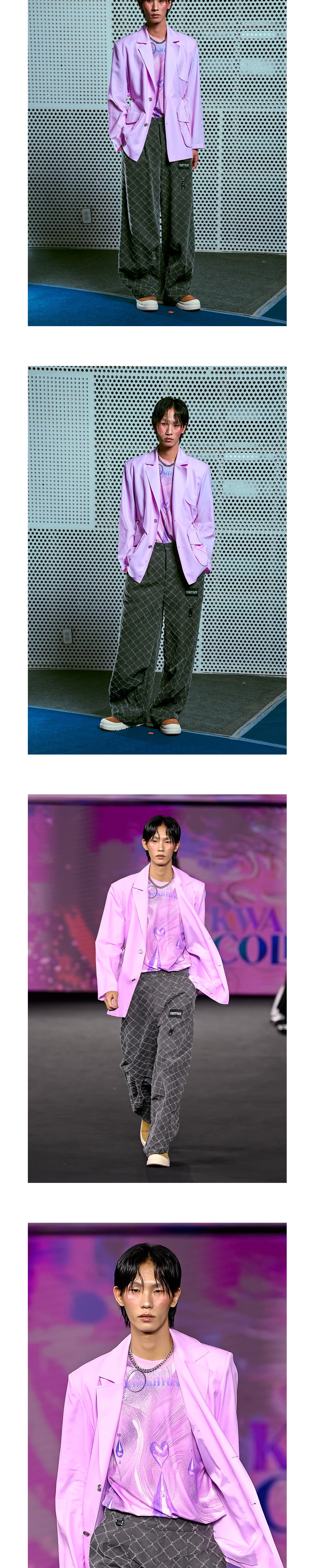 26SS Light Purple Shirring Blazer — vue 6