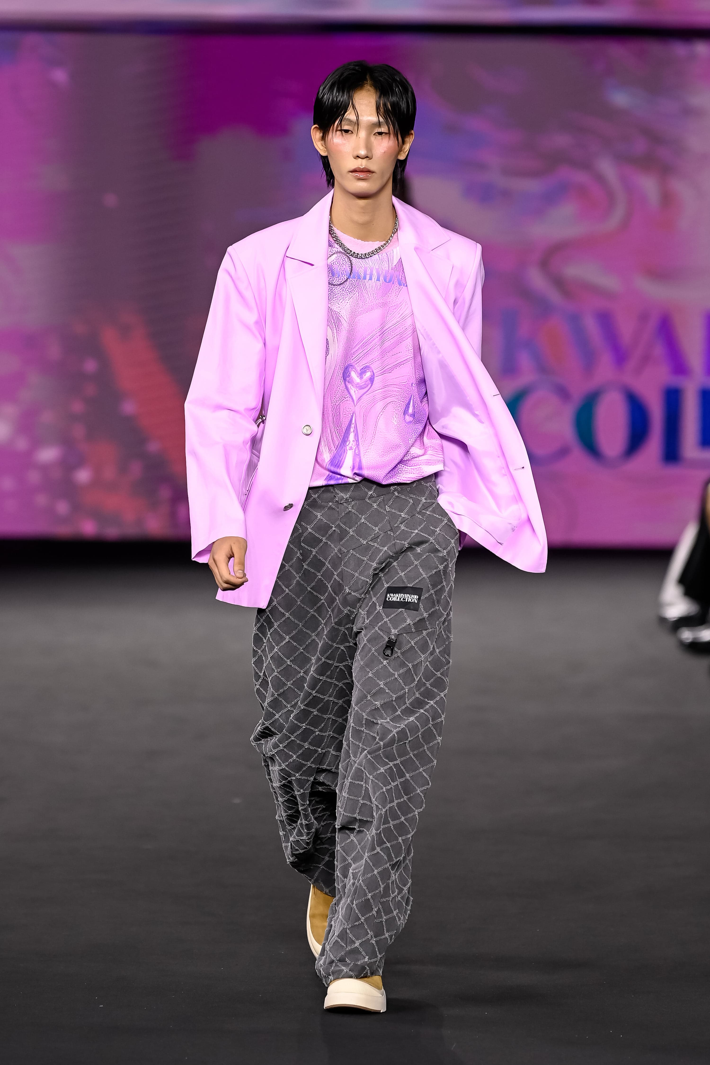 26SS Light Purple Shirring Blazer — vue 1