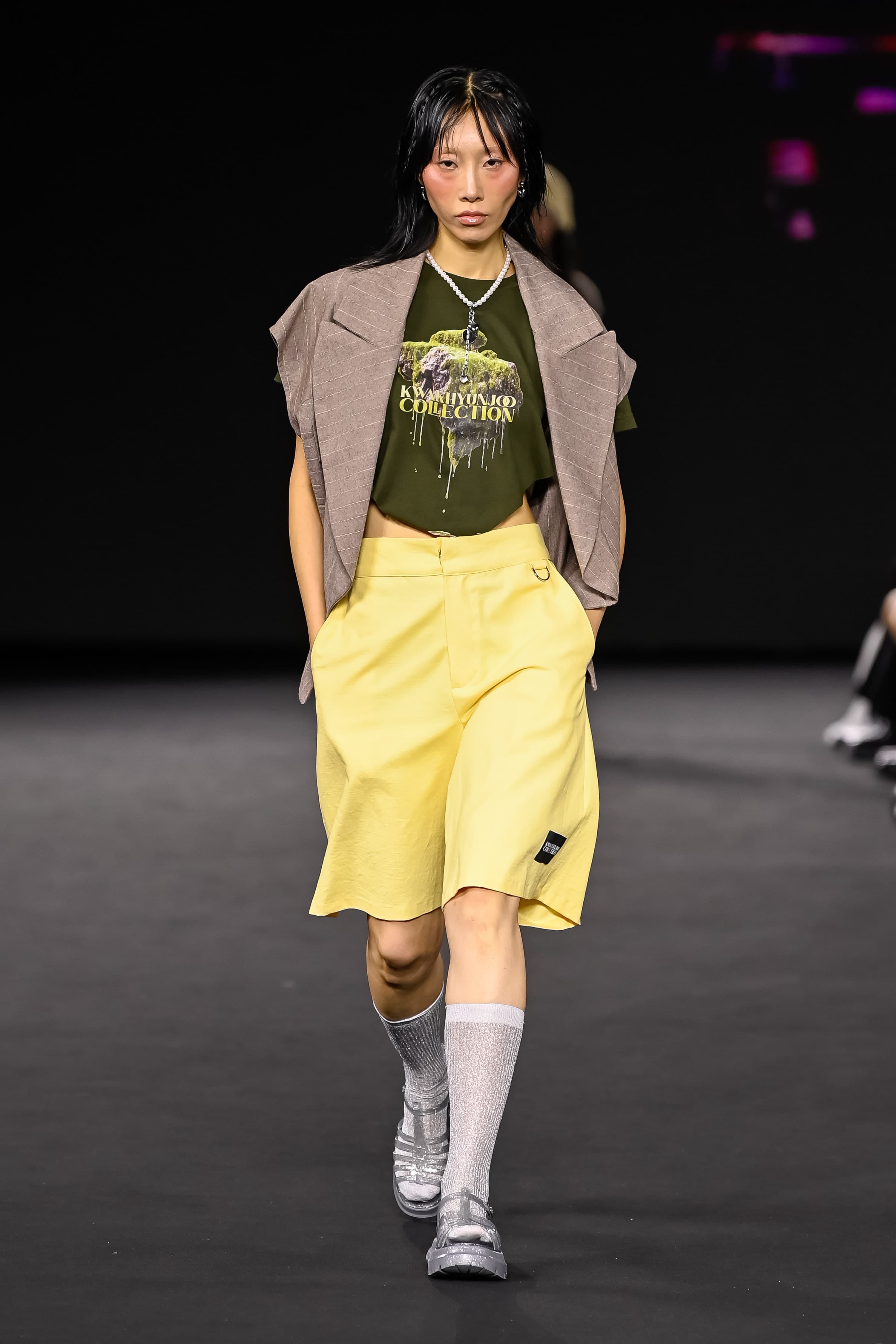 26SS Yellow Short Pants