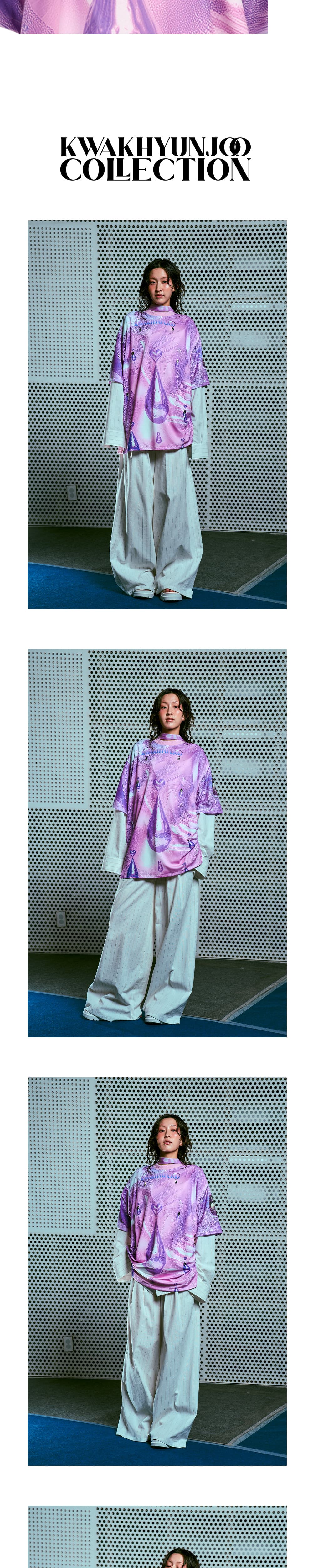 26SS Heart Drop Printing T-Shirt — vue 5