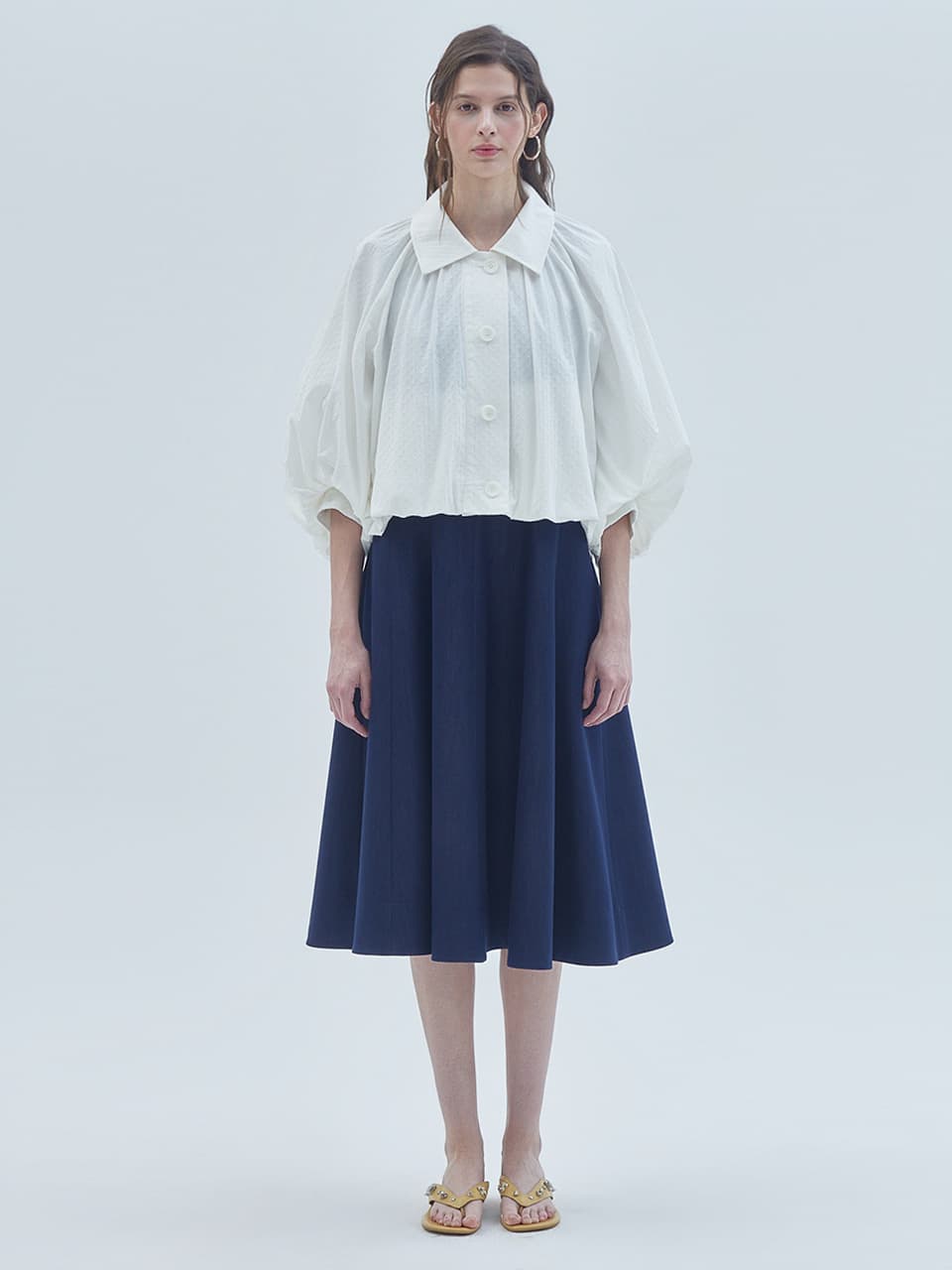 Wearable Dot Balloon Jacket White