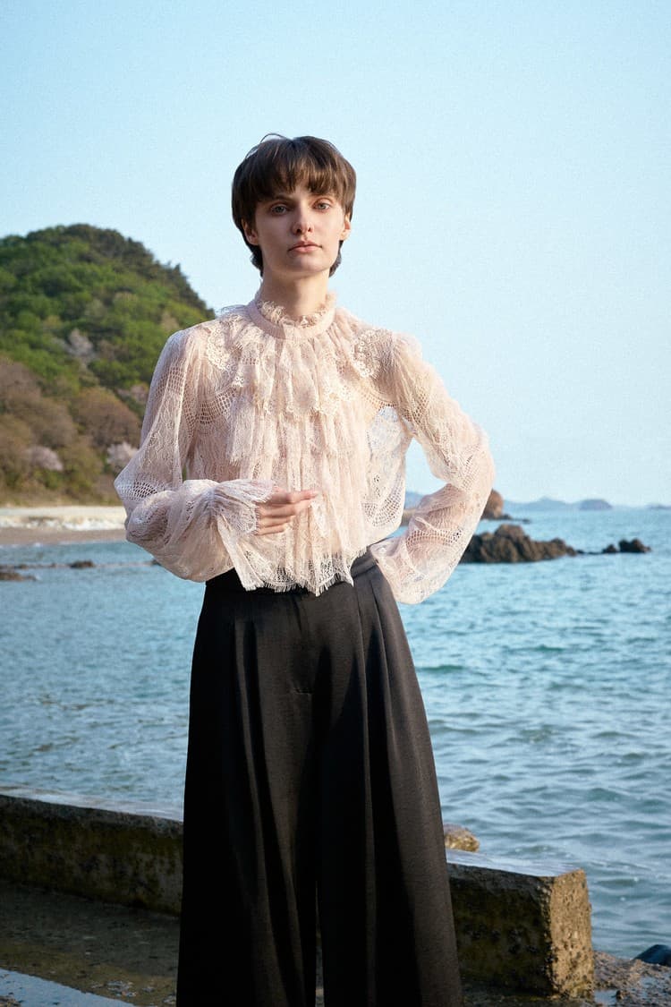 Belle Black Wide-leg Pants — vue 8