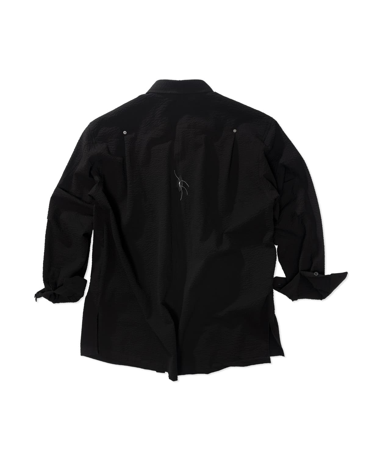 Embossed Snap Shirt (Black)