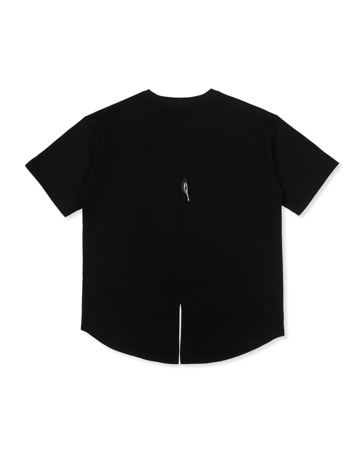 Folding Pocket Short-Sleeved T-shirt (Black) — vue 5
