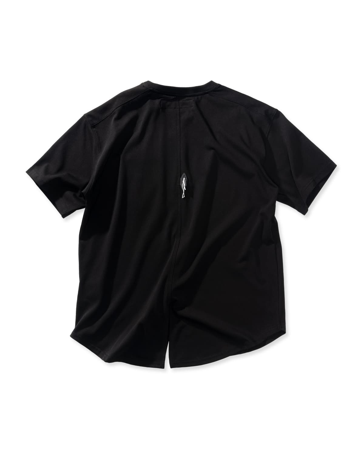 Folding Pocket Short-Sleeved T-shirt (Black)