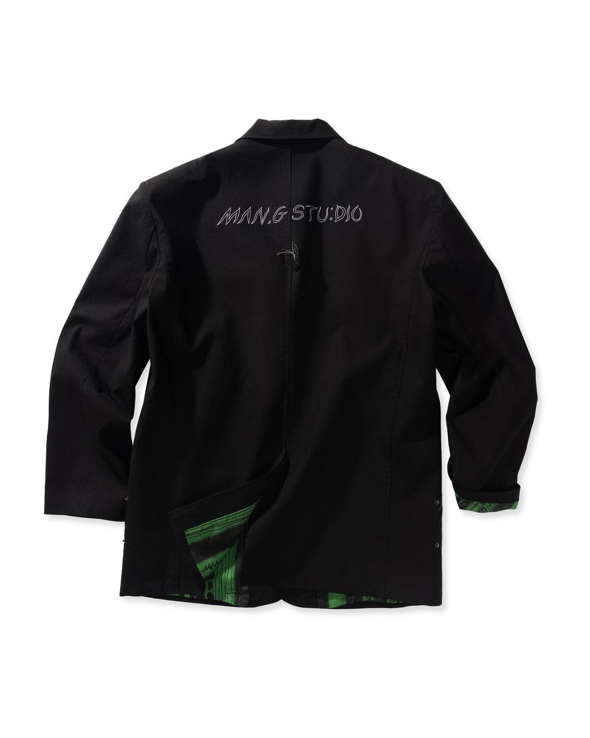 Crease Out Pocket Blazer (Black) — vue 3