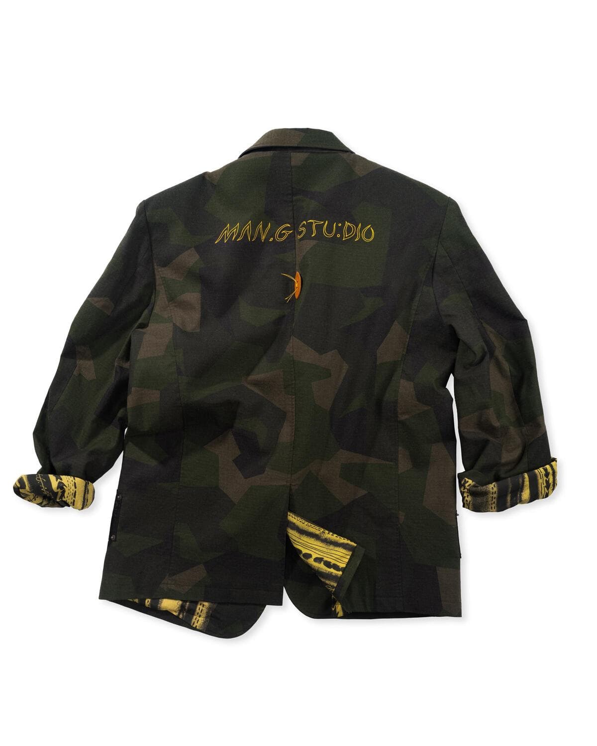 Crease Camouflage Out Pocket Blazer — vue 3