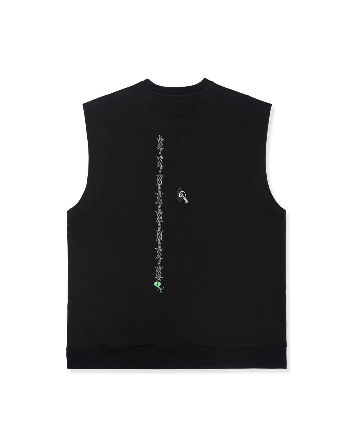 Barbed Wire Oversized Sleeveless (Black) — vue 3