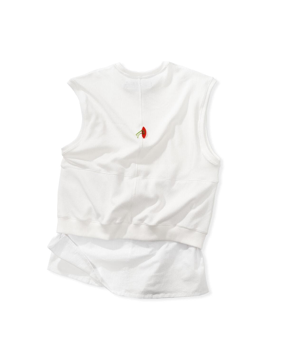 Mix-Match Pocket Point Sleeveless (White) — vue 3