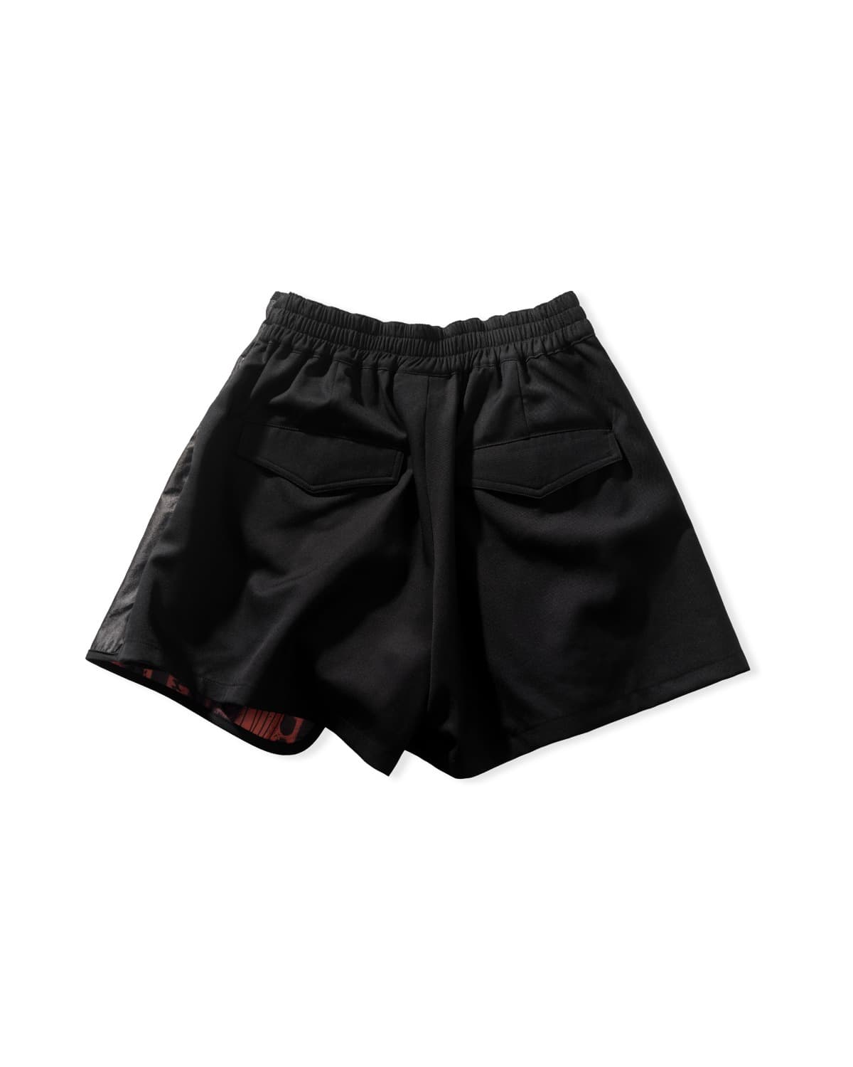 Mixmatch Wrap Skirt Pants (Black)