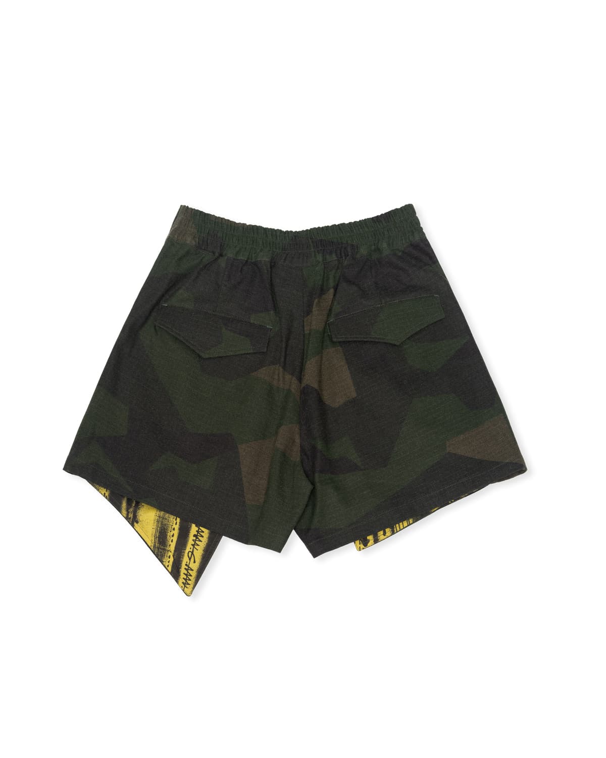 Double Layered Wrap Skirt Pants (Khaki) — vue 5