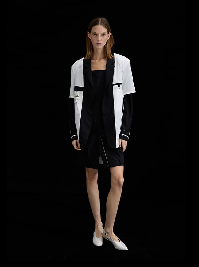 Black Pants Detail Dress — vue 12