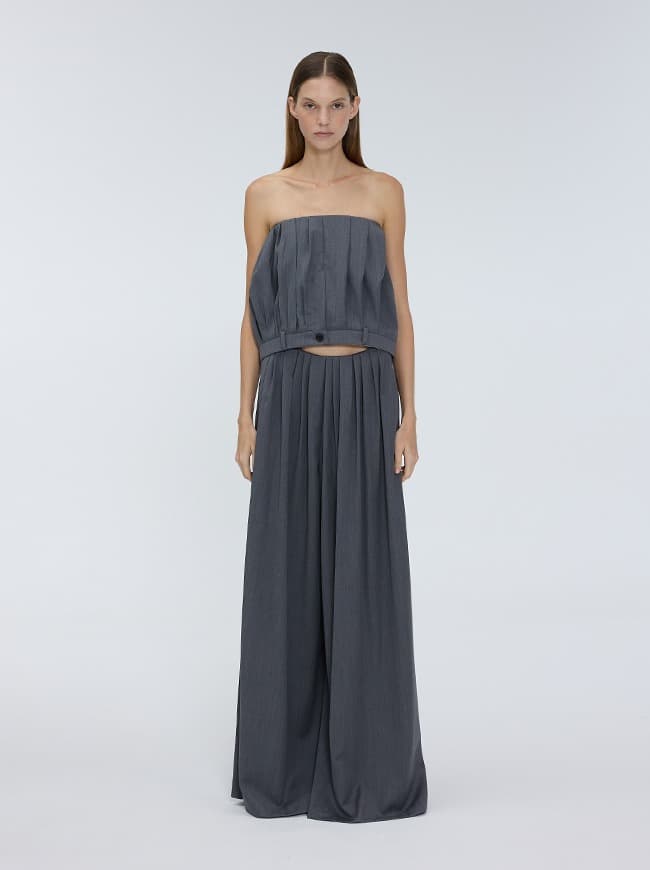 Wide Pleated Pants — vue 1