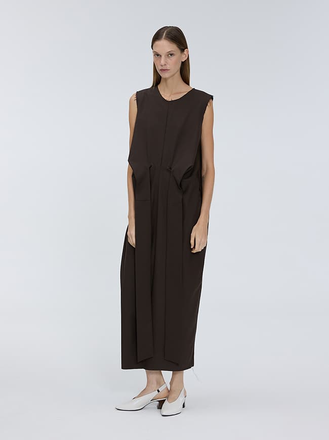 Middle Bow Long Dress — vue 7