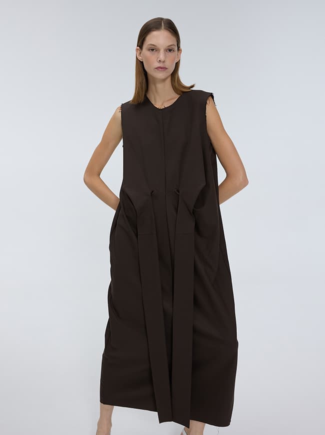 Middle Bow Long Dress — vue 8