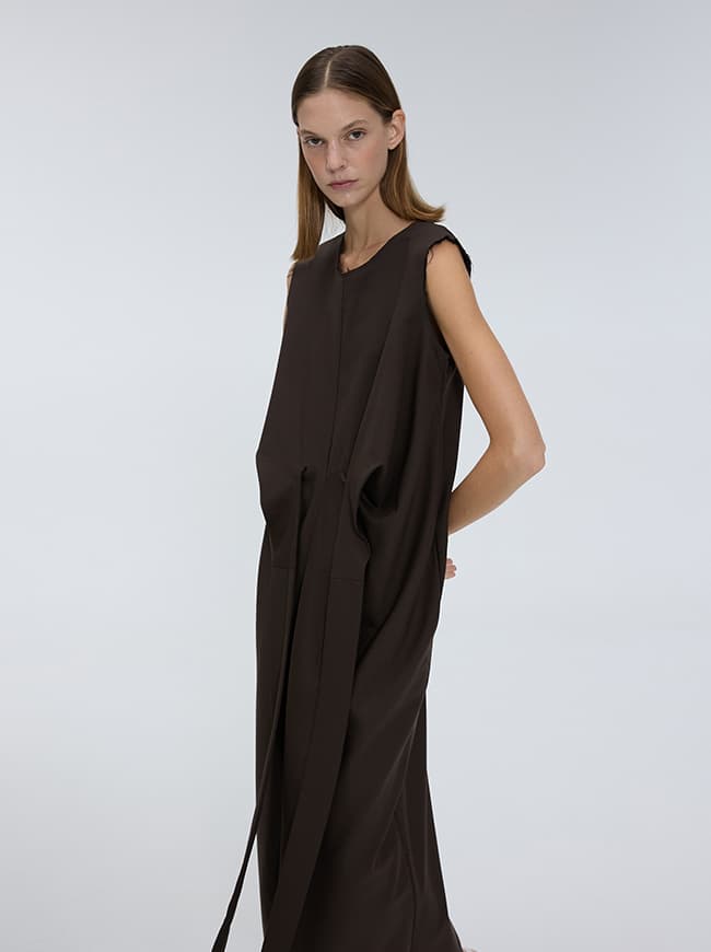 Middle Bow Long Dress — vue 9