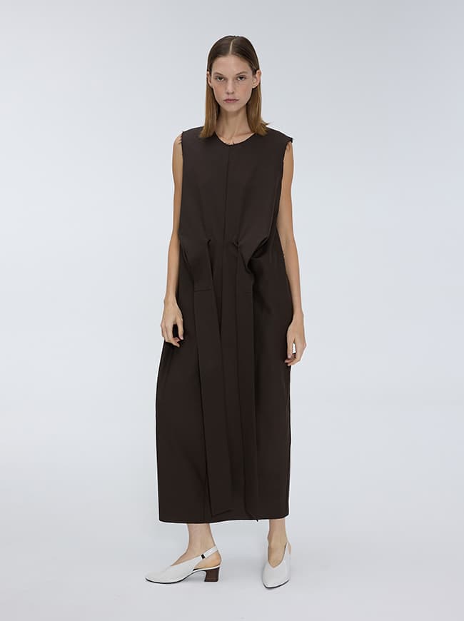 Middle Bow Long Dress — vue 10