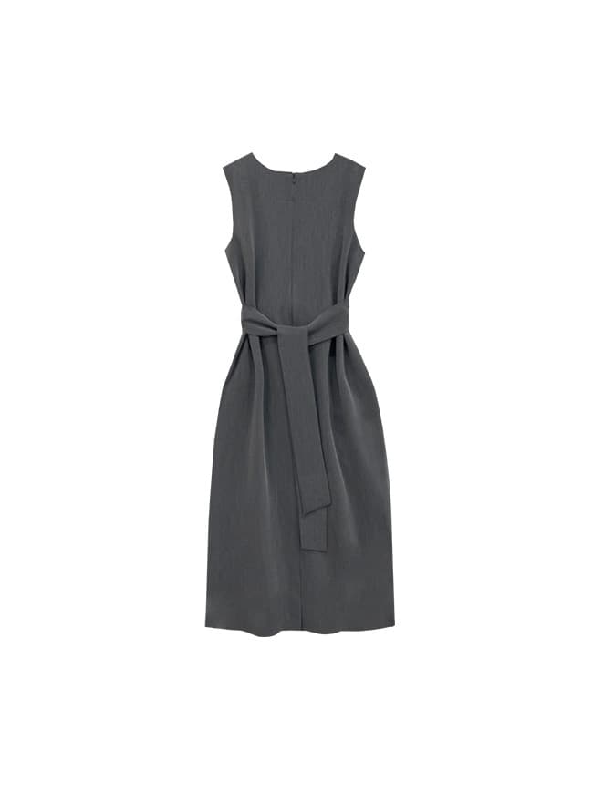 Middle Bow Long Dress — vue 4