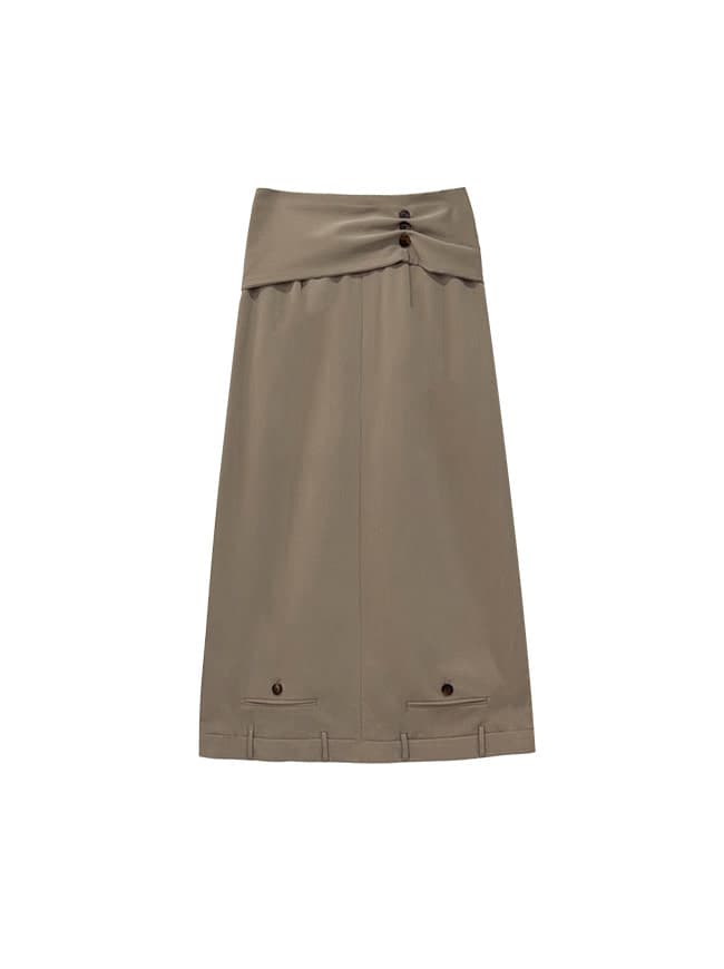 Tied Detail Long Skirt — vue 2