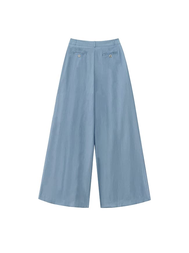 Wide Pin Tuck Slacks — vue 5
