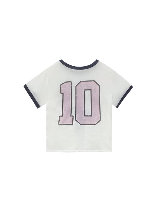 Pink Logo Printing T-Shirt — vue 4