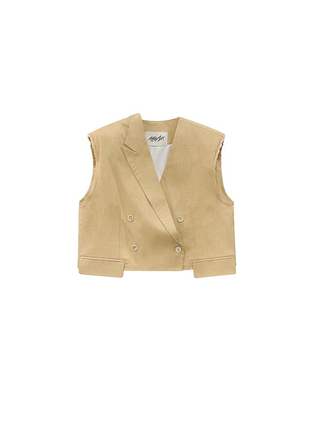 Origami Crop Vest — vue 1