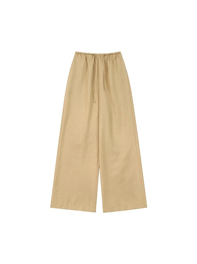 Butter Yellow Banding Pants — vue 1