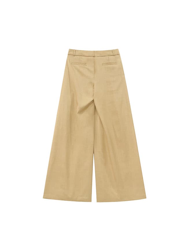 Wide Pin Tuck Slacks — vue 4