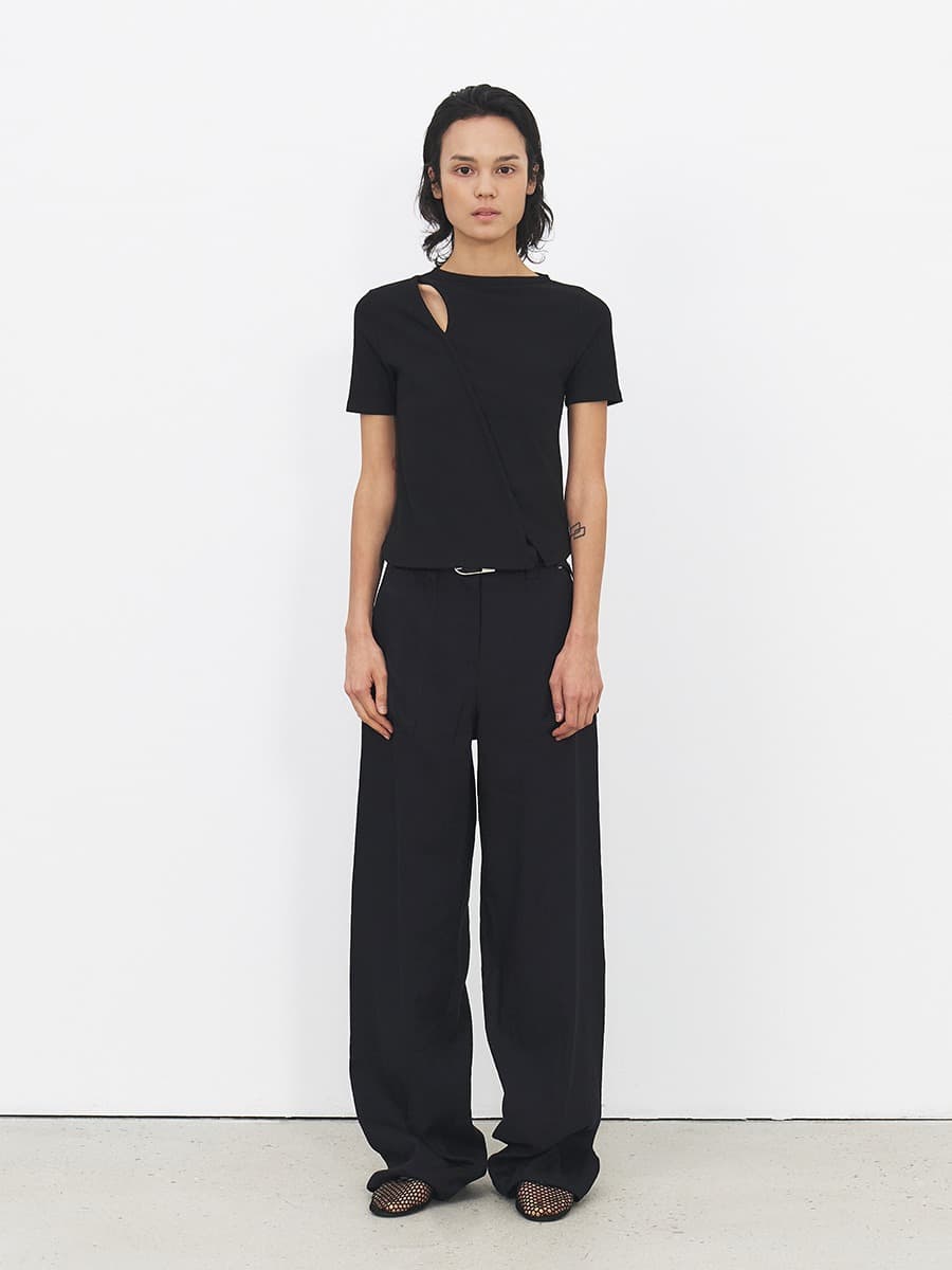 TFR RIVET LAYERED POCKET TROUSERS_D-NAVY