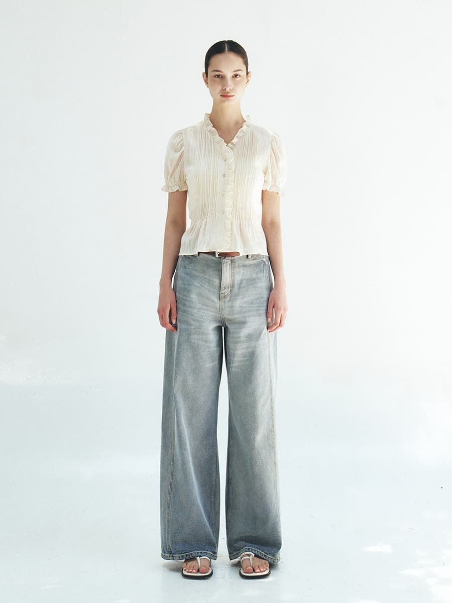 TFR LOOSE FIT DIVIDED DENIM_MID-BLUE